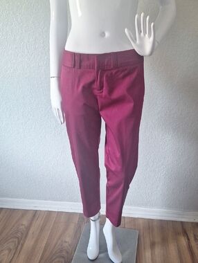 Banana Republic Ryan Fit Dark Fushia Capris